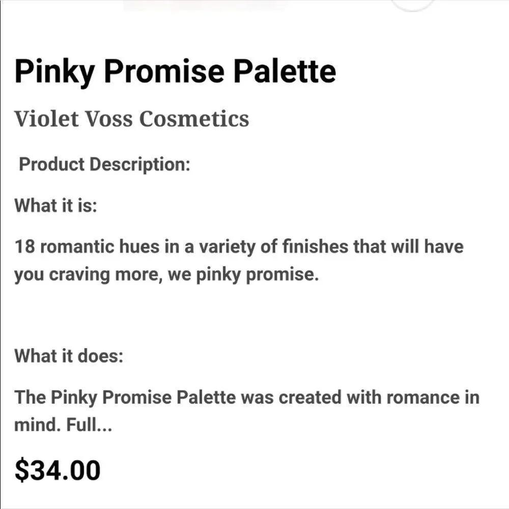 Pinkey Promise Violet Voss 12 colors new Ipsy bag